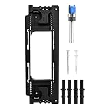 Door Hinge Jig, Door Jamb Hinge Jig Door Hinge Mortiser Hinge Installation Kit Hinge Router Template Compatible with 8 Hinge Sizes from 2-1/2' to 6' and 5 Door Thickness from 1-3/8' to 2-1/2'