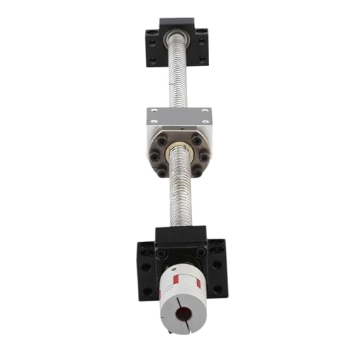 Metal Ball Screw nut end Processing SFU2510 End Machining Ball Screw Set +Flange Nut+Nut Shell+BKBF20 End Support+Coupler Machine Tool Parts(600mm)