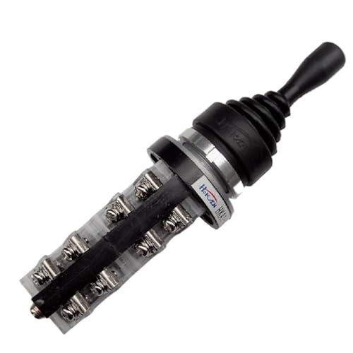 Interruptor con palanca de mandos Industrial Master Monolever de 30mm, posición de 4 vías, 8NO, bloqueo automático, interruptor cruzado de reinicio, HKA1-42Z04(Self Locking Y04)