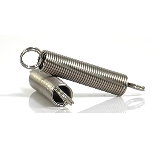 Extension Heavy 5 Pieces, 0.6mm Wire Diameter, 6mm 7mm Outer Diameter, 70-120mm Length 304 Stainless Steel Expansion Tension Spring Wire Hook ( Size : 0.6x7x80mm )
