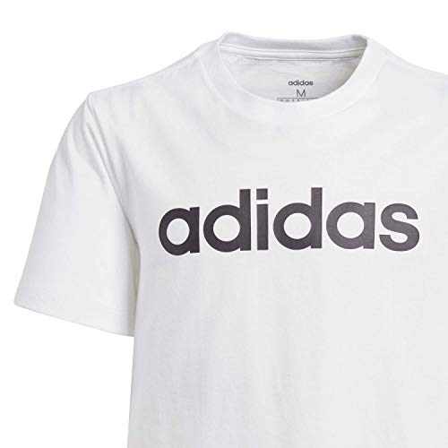 Adidas YB e Lin Tee, Maglietta Bambino, Bianco