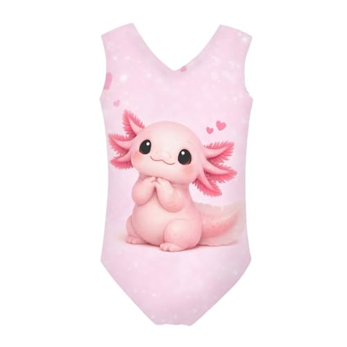 Image of Mumeson Girls One Piece Swimsuits Lightweight V-Neck Swimwear Bathing Suits for Little Girls 3-14 Years