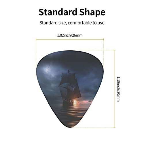 Médiators Guitare Pack de 12 Médiators Voilier Nautique Pour Guitare Électrique Guitare Acoustique Diverses Guitares - Les Beatles, Paul McCartney, John Lennon, RIngo Starr, George Harrison Médiators Guitare Pack de 12 Médiators Voilier Nautique Pour Guitare Électrique Guitare Acoustique Diverses Guitares – Image 4