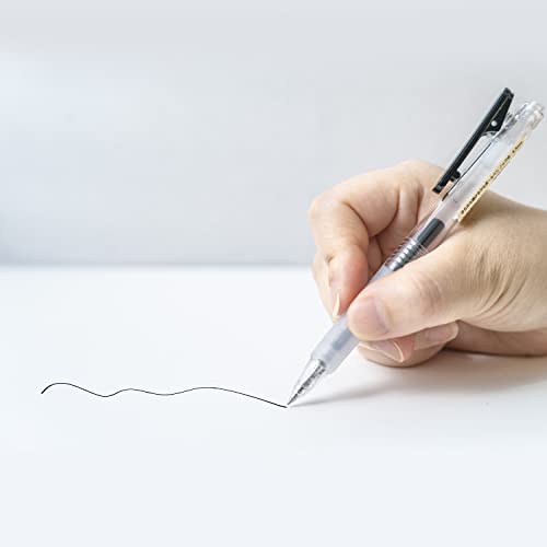 Bolígrafos de Gel Retráctiles Ultra Finos 0.38mm Tinta Negra 12 Unidades miniatura 5