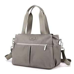 DOURR Hobo Handbags Light Nylon Crossbody Bag for Women, Multi Compartment Tote Purse Bags