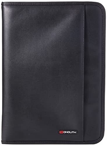 Monolith Conference Folder with Pad Clip A4 Black