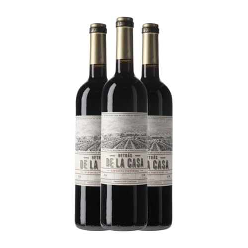 Uvas Felices Viña al Lado de la Casa Detrás de la Casa Garnacha Tintorera Yecla 75 cl Vino tinto (Caja de 3 Botellas de 75 cl)