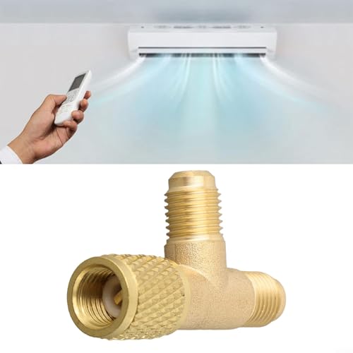 Conector rápido en T para sistemas R12, R22, R134 1/4 pulg miniatura 5