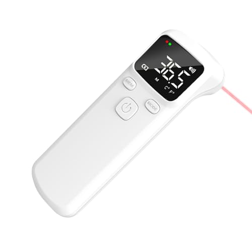 Ahuuen Monitor De Temperatura Para Bebés - Sensor Instantáneo Sin Contacto | Termómetro Digital con Pantalla LCD Retroiluminada - Para Hogar Clínica Hospital Escuela Guardería