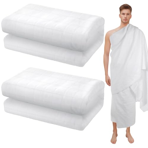 Ihram vêtement homme Umrah blanc léger pour le quotidien et le pèlerinage