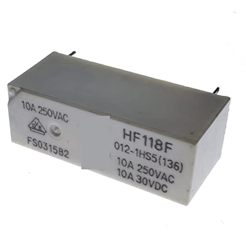 Relais HF118F-012-1HS5T 12V avec capacité de commutation 10A DIP4 robuste - 6