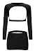 Velius Women's Sexy Open Cup Temptation Lingerie Set (Black, Regular Size)