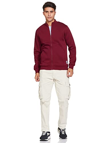 Image of Amazon Brand - Symbol Men Cotton Blend High Neck Fleece Sweatshirt