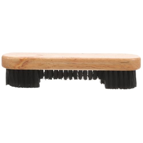 MOBUTOFU Cepillo para Limpiar Bolas de Billar Limpiador de Paredes Neto Estante Piscina Equipo Cepillo de Mesa de Billar para Fieltro Cepillo de Limpieza de Billar Cabello de Caballo