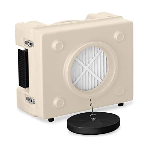 B-Air AP-450 Max Professional Grade Air Purifier Scrubber for Household Use, 450 CADR, Water Damage Equipment, Eggshell White Cover