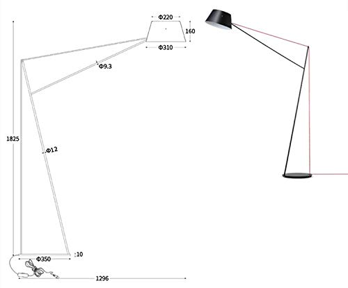 Flashing Lampada Da Terra Da Pesca E27 Lampada Da Terra Grande Lampada Da Terra Illuminazione Mobili Illuminazione Grande Casa Illuminazione Di Lusso - Image 7