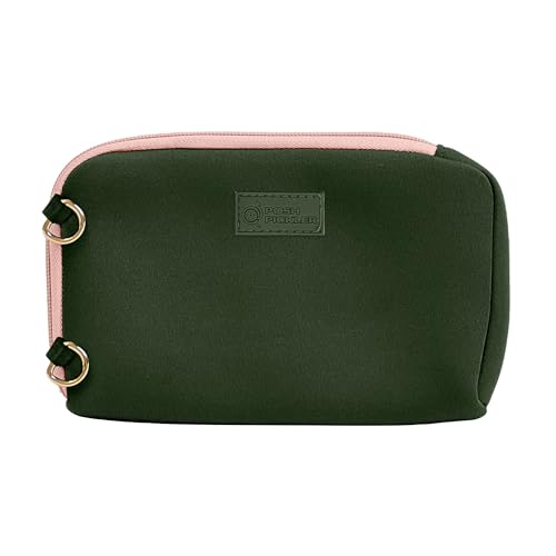 Posh Pickler Expandable Neoprene Pouch, Clip-On Pickleball Pouch, Green