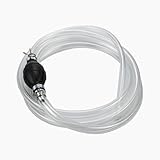 手動オイルポンプ ガソリン抜き取りポンプ 2M 手動式 オイルチェンジャー 燃料移送ホース 自動車・水槽交換用 (内径8mmx外径10mm)