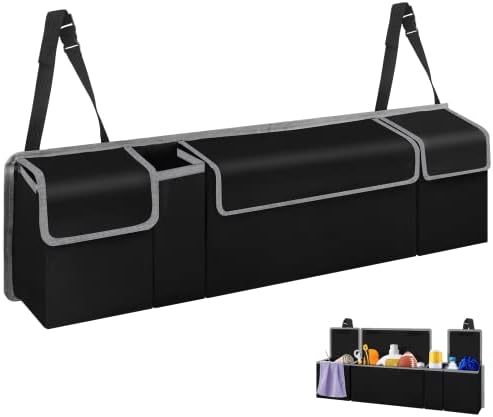 Oasser Rangeent Coffre De Voiture Organisateur Coffre Voiture 55L En