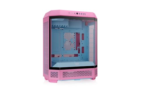 Thermaltake The Tower 600 Mid Tower Chassis | Hidden Connector | Bubble Pink