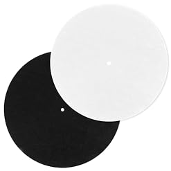 2pcs Turntable Slipmat 12in Record Player Mat Anti-Slip & Anti-Static Felt Record-Pad Wool Turntable Platter Mats Felt Record Protective Mat for Home Records Players Vinyl Records Pad Accessory - Les Beatles, Paul McCartney, John Lennon, RIngo Starr, George Harrison