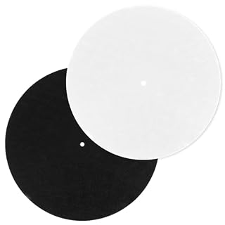 2pcs Turntable Slipmat 12in Record Player Mat Anti-Slip & Anti-Static Felt Record-Pad Wool Turntable Platter Mats Felt Record Protective Mat for Home Records Players Vinyl Records Pad Accessory - Les Beatles, Paul McCartney, John Lennon, RIngo Starr, George Harrison