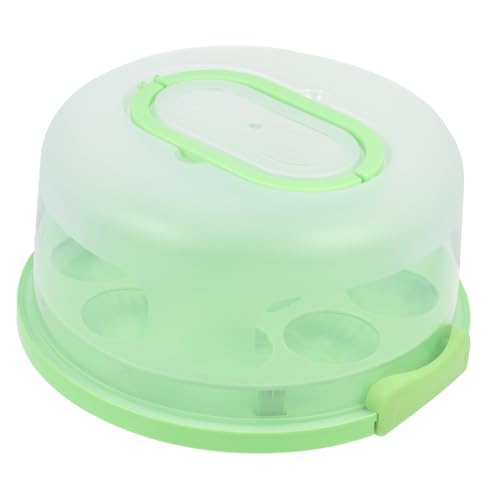 BRIGHTFUFU 1Set Portable Thickened Buckle Cake Carrier with Tray Cake Holder for Desserts Cupcakes and Baked Goods Cake Container for Easy Transport