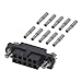 Wire-To-Board Connector, 2 mm, 10 Contacts, Receptacle, Datamate J-Tek M80 Series, Crimp, 2 Rows