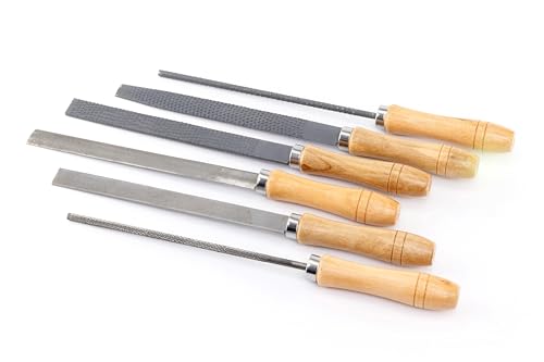 Kippen 1120X Feilen- und Raspel-Set für Holz und Metall, 200 mm, 6 Stück