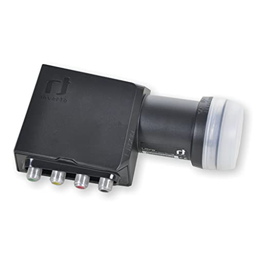 Inverto IDLT-QTL412-ULTRA-OPN Tête LNB Quattro Nombre d'abonnés: 4 Capacité de Chargement: 40 mm Noir