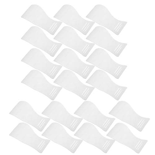 VILLFUL 20 Pièces Set de Spatules Plastique Transparentes pour Épilation Visage et Corps Applicateurs Cire Non Adhérents Sticks pour Peau Sensible Outil Précis pour Sourcils et Crème