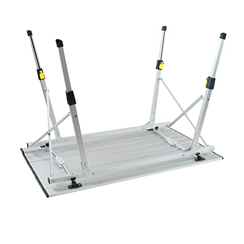 Table de camping en alliage d'aluminium avec support lumière sur table - 8