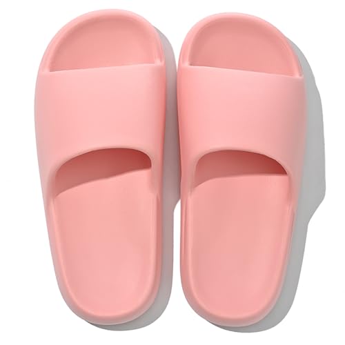 Image of Jerzmy Comfy Slides for Women Men | Extra Soft Pillow House Slippers Pool Shower Shoes | Non Slip Cloud Sandals for Summer Indoor Outdoor Beach
