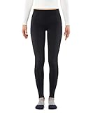 FALKE Damen Compression Sporthose Funktionsgarn Schwarz Atmungsaktive Laufhose zum Sport lang mit Kompression nahtlos blickdicht figurformend mit Schlüsseltasche 1 Stück