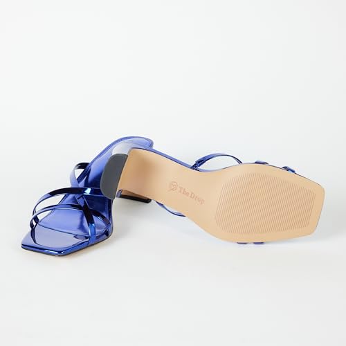 Image of The Drop Women's Amelie Strappy Square Toe Heeled Sandal