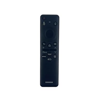 Original Samsung BN59-01455A Solar Voice Remote Control for Samsung Smart TVs, Compatible with The Frame NEO QLED Series 4K Includes Netflix, Prime Video & Disney+ Shortcuts