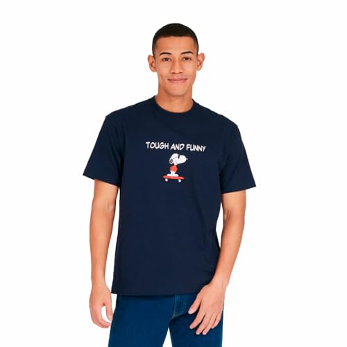 [�w�C���Y] T�V���c ���� �ێ� ��100% �ۓ��d�l �^�O���X�d�l PEANUTS×BEEFY-T T�V���c 1P �r�[�t�B�[ HM1-D002-370-S
