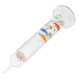 SUPVOX Termómetro Galileo de Esferas Coloridas Indicador Flotante de Temperatura para Decoración Interior de Hogar y Oficina Educativo y Funcional