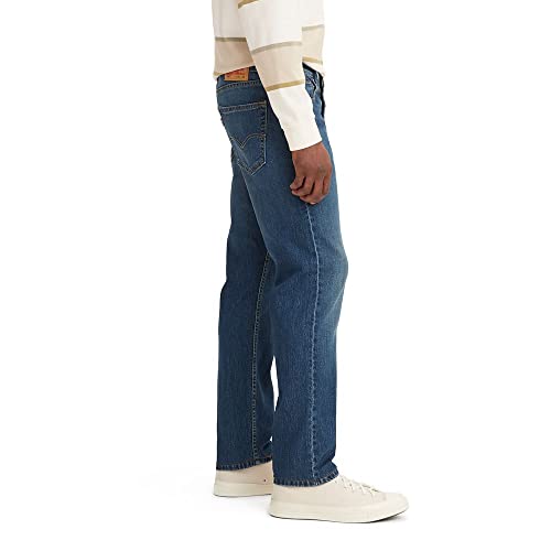 Image of Levi's Men's 502 Taper Fit Jeans (Also Available in Big & Tall), Records on-Dark Indigo Worn in, 42W x 32L
