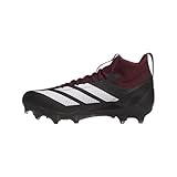 adidas Unisex Adizero Impact American Football Sneaker, Team Maroon/White/Black, 14 US Men