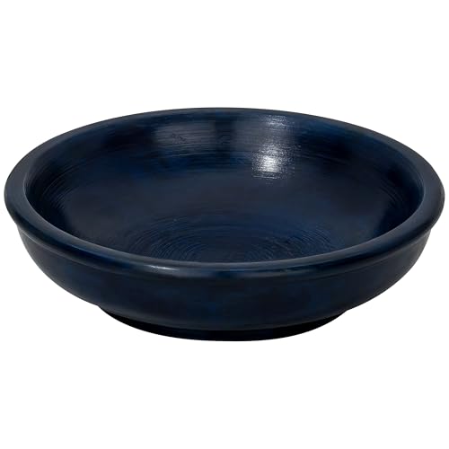 RÄUCHERSCHALE aus SPECKSTEIN blau Ø 10 cm – handbemalt &...