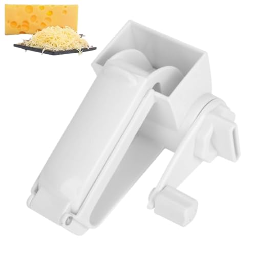 Rallador Giratorio de Manivela para Queso y Verduras Blanco miniatura 1
