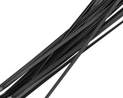 ABRACADEIRA NYLON 200X4,8 PRETA 100 PEÇAS AQUATOOLS