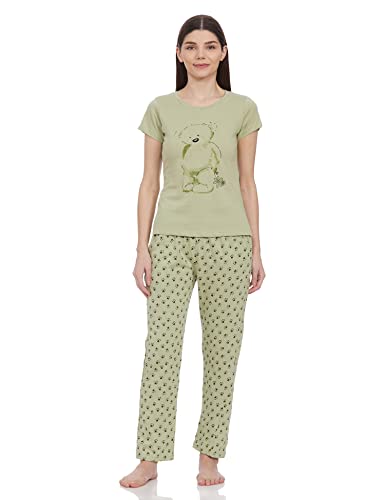Image of Clovia Women's Cotton Graphic Print Pajama