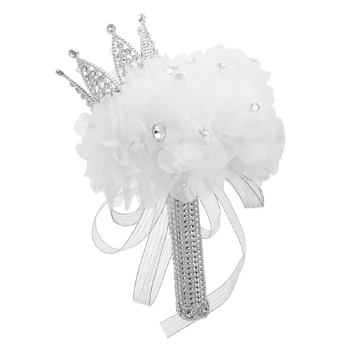 Fausses fleurs romantiques Healvian en plastique blanc pour salon