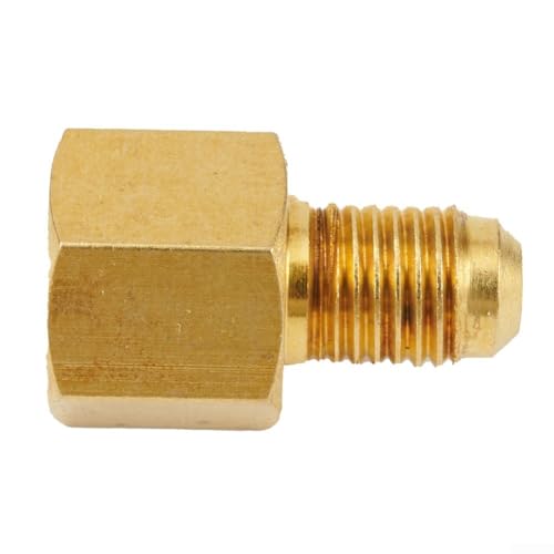 Adaptateur SAE en laiton 6,35 mm vers G1/4" IG pour équipements à azote et raccords AG, convertisseur fileté en laiton massif offrant une connexion sécurisée et résistante aux fuites pour les pompes