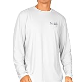Reel Life UV Long Sleeve – Jax Beach Men’s Long Sleeve Sun Protection Shirt, Lightweight Quick-Dry UPF 50+ Performance Shirt, Breathable Sun Shirts For Men, Moisture-Wicking UV Shirts for Men (Medium)