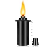Nonley Metal Torch for Outside [Upgraded], Metal Garden Torches Outdoor Citronella Torches, Flame Torch Light for Backyard Patio Pathway Party