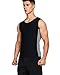 Yevohadt Men Sweat Vest Neoprene Sauna Waist Trainer Vest Body Shaper Slimming Workout Tank Tops for Running, Riding and Cycling (XX-Large) Black