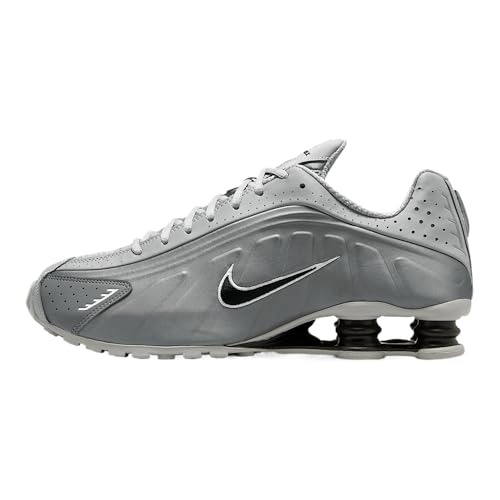 Nike Shox R4 Men's Shoes (Light Smoke Grey/Smoke Grey/White/Black) Size 6